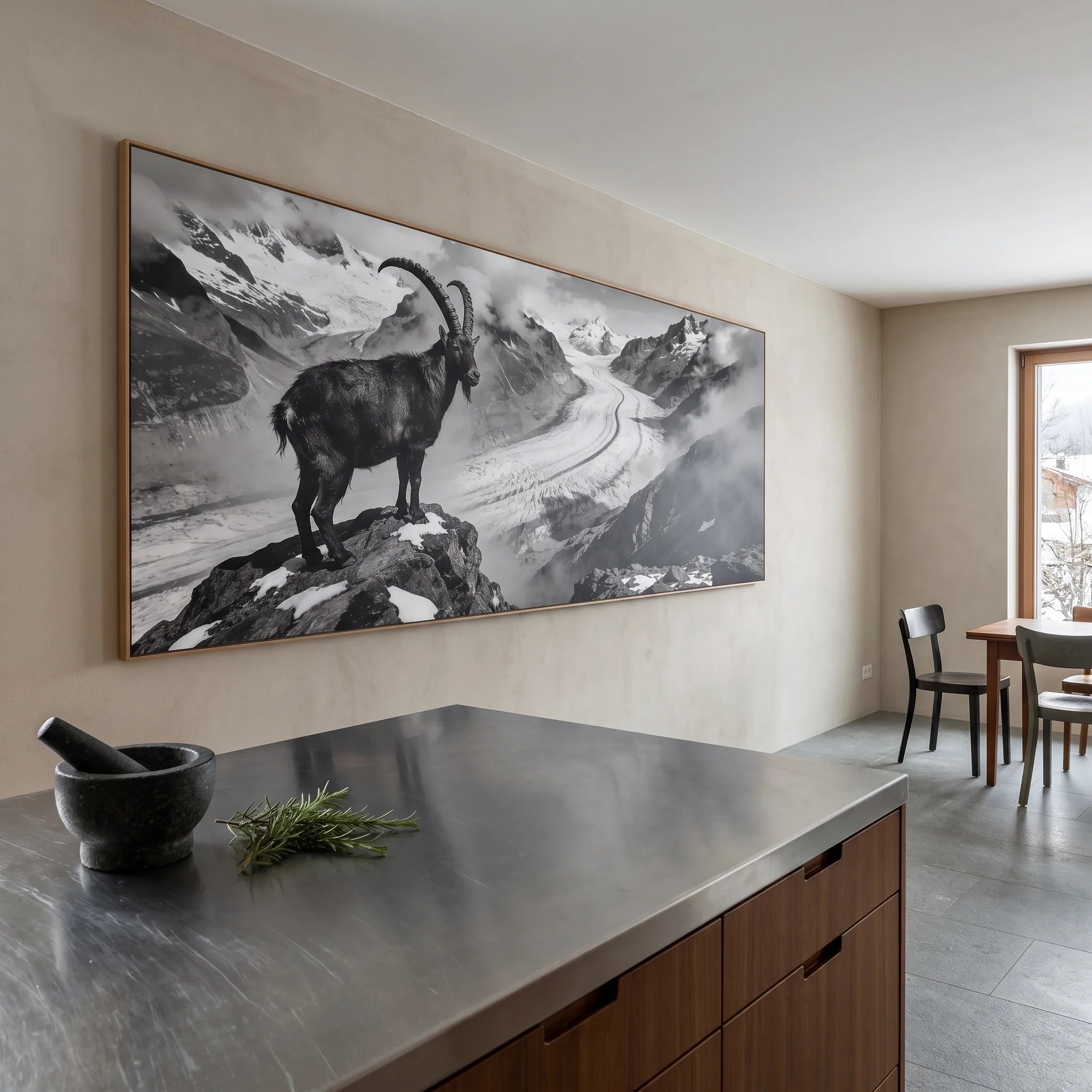 Ibex Above the Aletsch Glacier