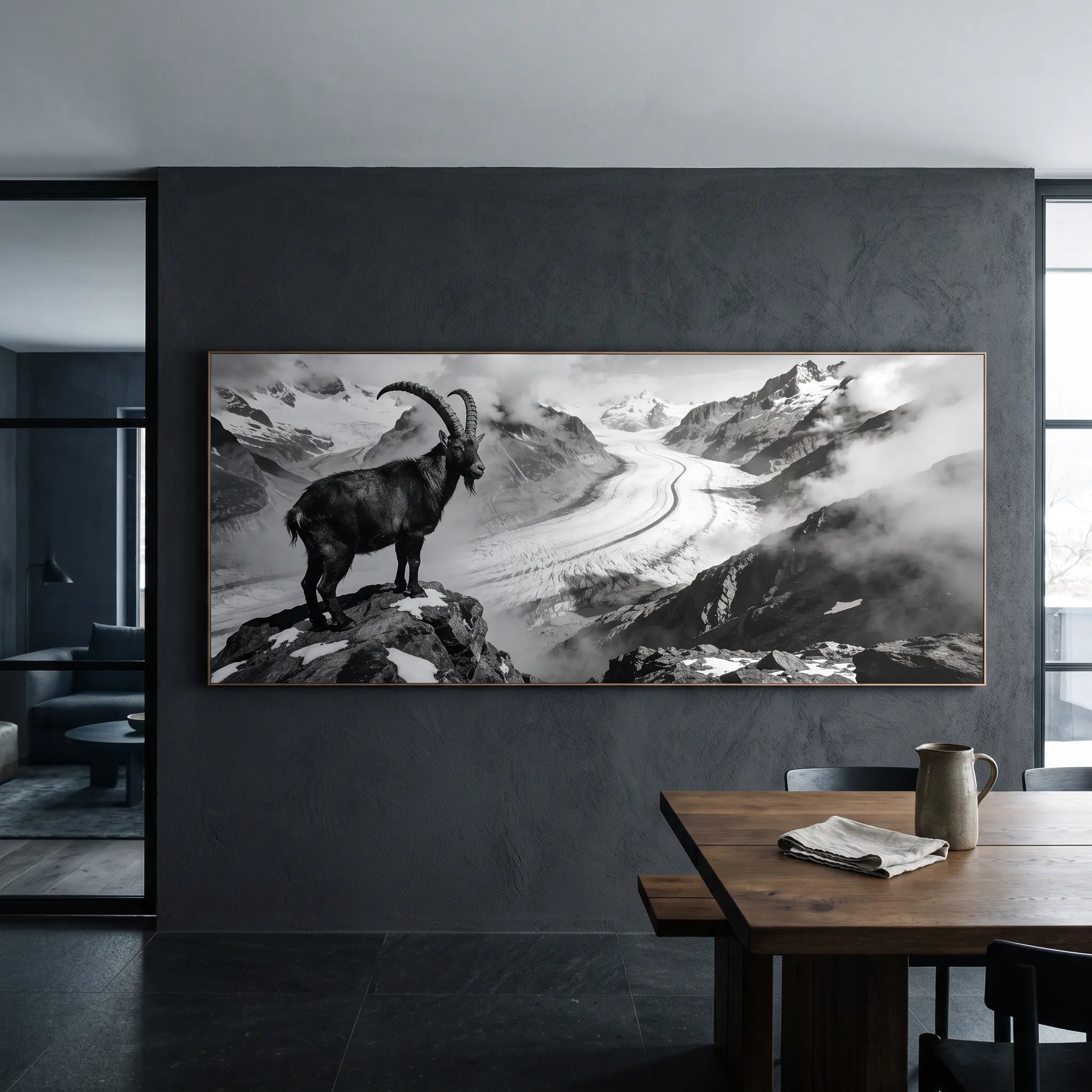 Ibex Above the Aletsch Glacier