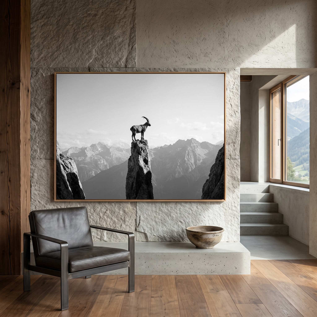 Ibex on the Edge of Silence