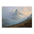 Matterhorn in Mist – Poster showing the Matterhorn above a soft mist, evoking a calm and timeless alpine landscape.