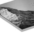 Matterhorn with Birds – Alu-Dibond wall art featuring a mountain silhouette and birds in the sky.