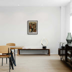 Montreux jazz festival - Poster displayed in a modern minimalist interior, enhancing the elegant ambiance.