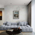 Jorney to the capital, Bern - Poster displayed in a modern living room with cozy grey couch and stylish decor.
