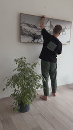 Steinbock und Matterhorn – Wandbild aus Alu-Dibond