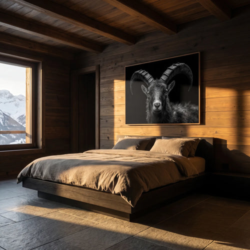 Pride of an alpine ibex