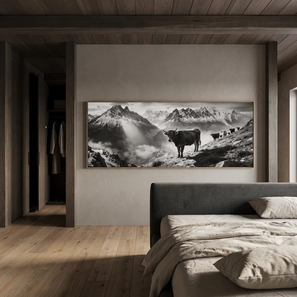 Stille alpine Präsenz