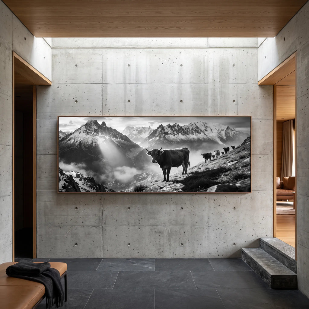 Stille alpine Präsenz