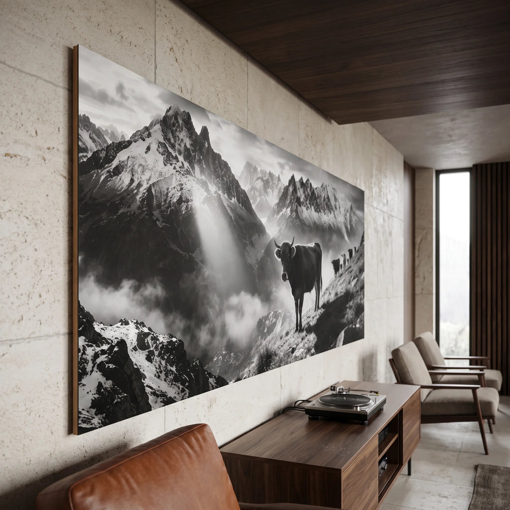 Stille alpine Präsenz