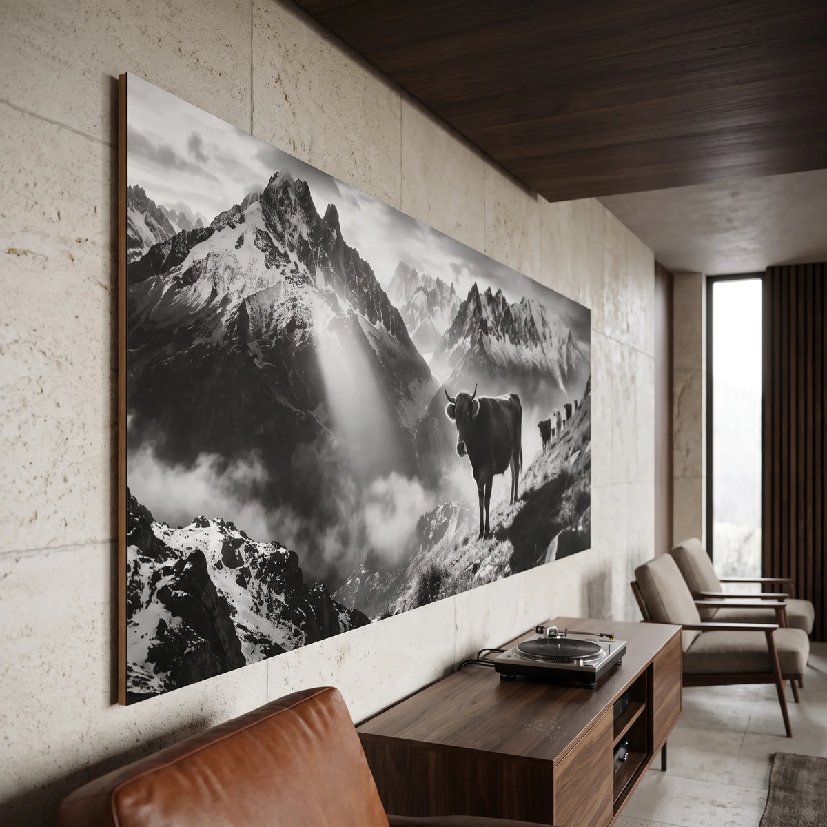 Stille alpine Präsenz