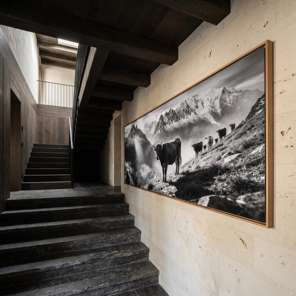 Stille alpine Präsenz