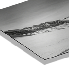 Silent Route to the Matterhorn – Alu-Dibond wall art featuring snowfield and mountain landscape.