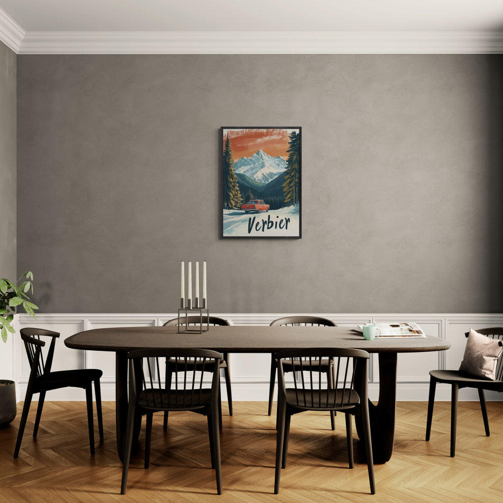 Verbier - Alpine Roadtrip - Poster