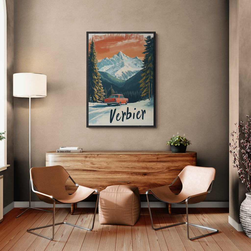 Verbier - Alpine Roadtrip - Poster