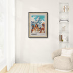 Women's conversations in Zermatt - Poster showcasing two women enjoying a summer day with the Matterhorn in the background.