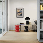 Zermatt - The Matterhorn - Poster framed in a modern living room with stylish decor and furniture.